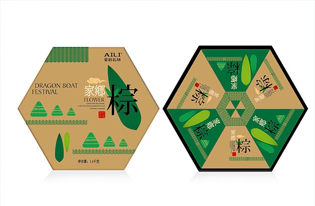 端午节粽子包装礼盒设计